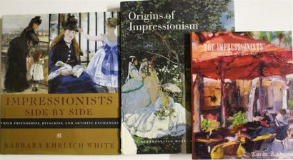 null Ensemble de trois livres : - Karen B. Owen, The Impressionists' Corner at Café...