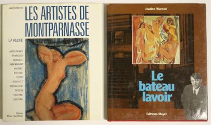 null Ensemble de deux livres : - Jeanine WARNOD, Le Bateau Lavoir, Editions Mayer,...