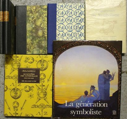 null Ensemble de 7 volumes  sur le symbolisme : - Ernest RAYNAUD, La mêlée Symboliste,...