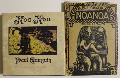  Ensemble de deux livres : - Marc Le BLOT, Paul Gauguin, Noa Noa Voyage de Tahiti,... Gazette Drouot