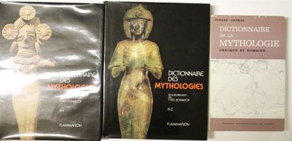 null Ensemble de trois dictionnaires sur la mythologie : - Yves BONNEFOY, Dictionnaire...