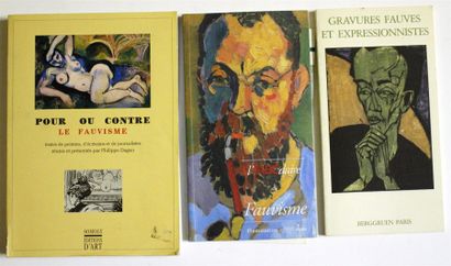 null Ensemble de trois ouvrages sur le fauvisme : - Fabrice HERGOTT, Gravures fauves...
