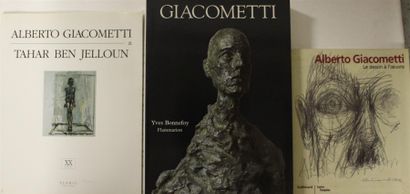 null Ensemble de trois ouvrages : - Yves BONNEFOY, Alberto Giacometti, biographie...