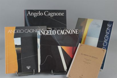 null Ensemble de cinq livres sur Angelo CAGNONE : - Ca mérite un détour, Nanni Cagnone...