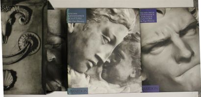 null Ensemble de trois volumes sur la sculpture italienne :dans son emboîtage. -...