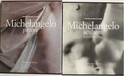 null Deux ouvrages sur Michel Ange : - Cristina Acidini LUCHINAT, Michelangelo Pittore,...