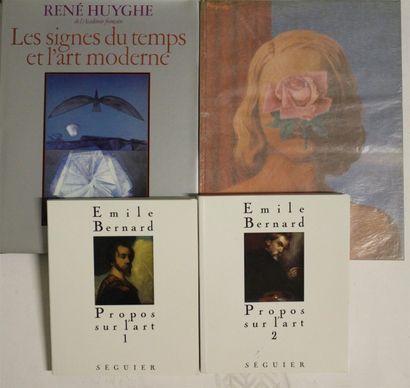 Ensemble de quatre livres sur l'Art : - Emile...