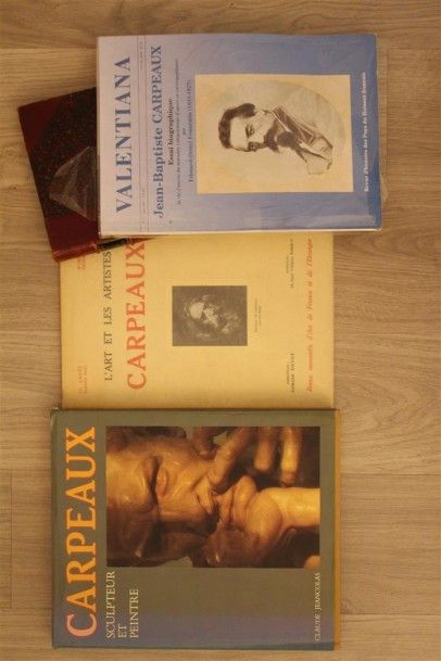 null Ensemble de six livres sur Carpeaux : -Ernest CHESNEAU, J.B Carpeaux, Sa vie...