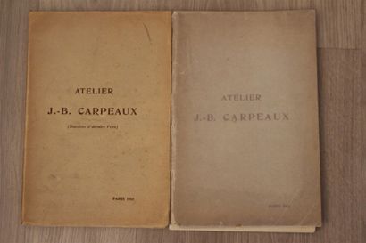 null Ensemble de six livres sur Carpeaux : -Ernest CHESNEAU, J.B Carpeaux, Sa vie...