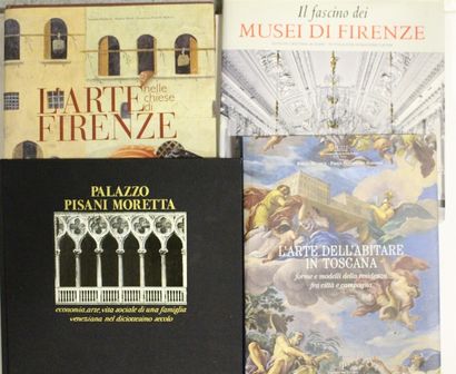 null Ensemble de quatre livres sur l art italien : - Antonio PAOLUCCI, L'arte nelle...