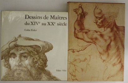 null Ensembles de deux ouvrages sur le dessin : - Colin EISHER, Dessins de maîtres...