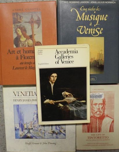 null Ensemble de cinq livres sur Venise et Florence : - H.C Robbins LANDON & J. Julius...