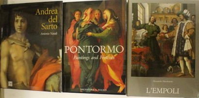 null Ensemble de trois livres : - Antonio NATALI, Andrea del Sarto, Editions Abbeville,...