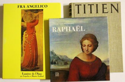 null Ensemble de trois livres sur les peintres italiens du XVe siècle : - Jacqueline...