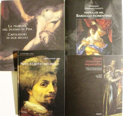 null Ensemble de quatre ouvrages italiens sur l'art italien : - Catalogue de l'exposition...
