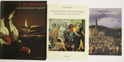 null Ensemble de trois ouvrages sur des artistes italiens : - Anna BANTI, Giovanni...