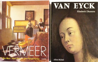 null Ensemble de deux ouvrages : - Elisabeth DHANENS, Hubert & Jan Van Eyck, Editions...