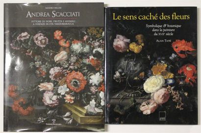 null Ensemble de deux volumes sur la peinture florale : - Alain TAPIE, Le sens caché...