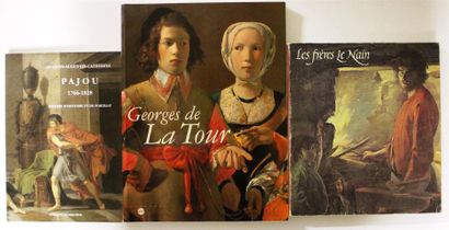 null Ensemble de trois livres : - JACQUES-AUGUSTIN-CATHERINE, Pajou, Peintre d'histoire...