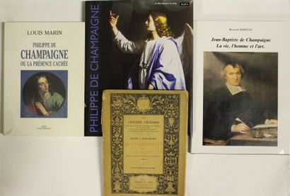 null Ensemble de quatre ouvrages sur Philippe et Jean-Baptiste de Champaigne : -...