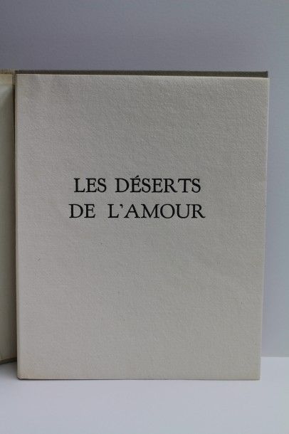 null LES DÉSERTS DE L'AMOUR. Paris, Charpentier, 1951. Petit in-4, en feuilles, chemise...