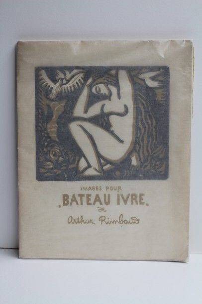 null BATEAU IVRE. Paris, La Banderole, 1920. Plaquette in-8, brochée. Edition ornée...