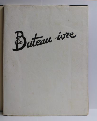 null LE BATEAU IVRE. Clichy, Les Editions du Raisin, 1946. Petit in-folio, en feuilles,...