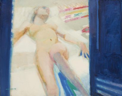 null "Paul AMBILLE (1930-2010) Dona Sol, 1974 Huile sur toile, signée et datée en...