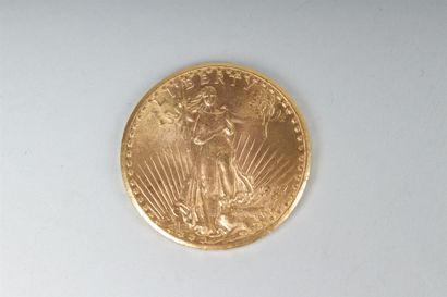 null ETATS-UNIS. UNE PIECE de 20 Dollars en or jaune. Liberty. 1927.