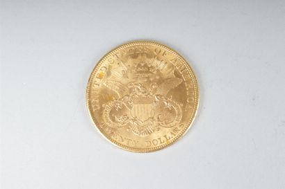 null ETATS-UNIS. UNE PIECE de 20 Dollars en or jaune. Tête de Liberté. 1904.