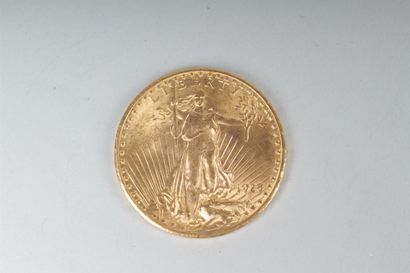null ETATS-UNIS. UNE PIECE de 20 Dollars en or jaune. Liberty. 1928.