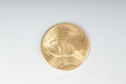 null ETATS-UNIS. UNE PIECE de 20 Dollars en or jaune. Liberty. 1914.