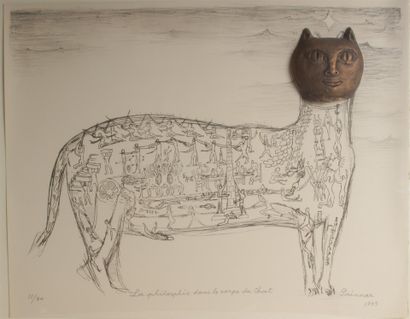 null PRINNER Anton (1902-1983)
La philosophie dans le corps du chat, 1943
Lithographie...