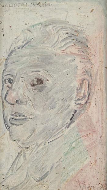 null PHILIBERT-CHARRIN (1920-2007)
Portrait d'homme, 1973 ou 75
Huile sur carton,...