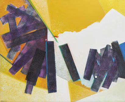 null DEVE Philippe Erwan (19837-2012)
Composition en jaune, violet et blanc, 2000
Acrylique...