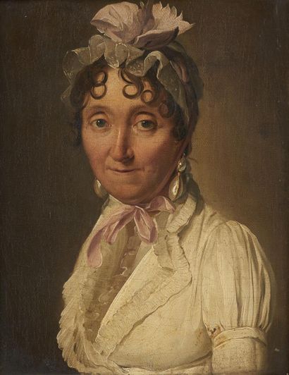 null Louis Léopold BOILLY (La Bassée 1761 - Paris 1845)
Portrait présumé de Maria...
