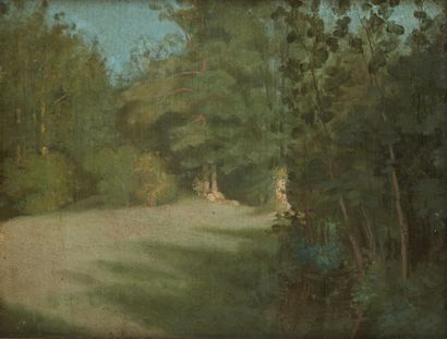 null Antoine CHINTREUIL (Pont-de-Vaux 1814 ? Septeuil 1873)
Etude, le Parc Monceau
Sur...
