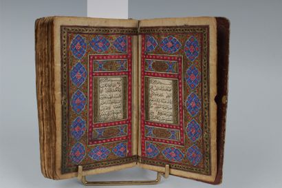 null CORAN complet, signé, Iran qâjâr, XIXe siècle
Manuscrit sur papier, en arabe...