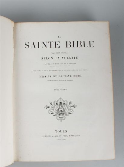 null La Sainte Bible traduction nouvelle selon la Vulgate par MM. J. - J. Bourassé...
