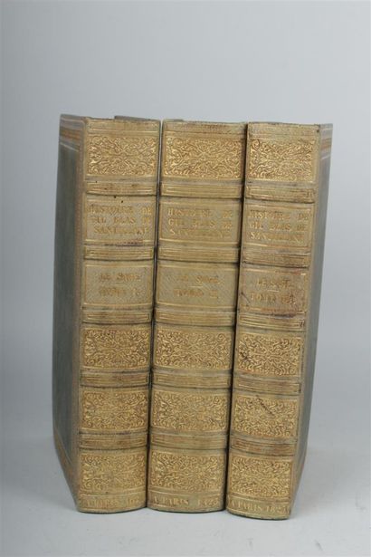 null HISTOIRE DE GIL BLAS, Collection des Classiques Français, 3 volumes. 