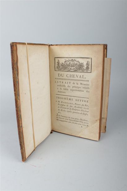 null VINCENT, Du Cheval, Paris, 1786, 1 volume. Belle reliure aux armes. 
