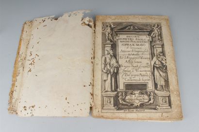 null Discorsi di Pietro Paolo Magni Piacentino, Roma, 1624, 1 volume.
En l'état....