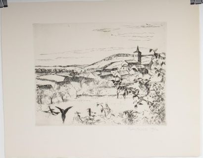 null Ensemble de 16 lithographies par :
 Lucien COUTAUD (1904-1977), Germaine COSTER...