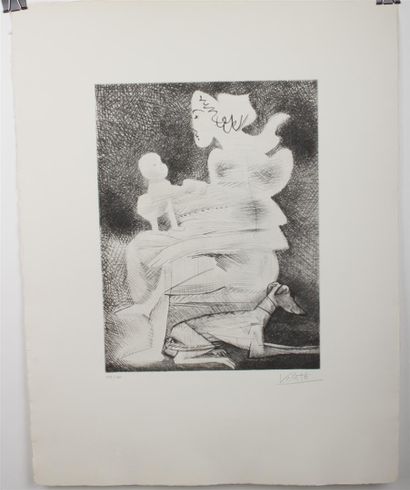 null Ensemble de 19 lithographies par :
André MINAUX (1923-1986), THIOLLIER, VILATO,...