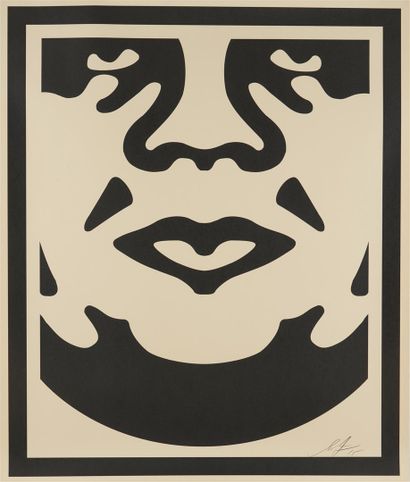 null FAIREY Shepard (1970)
André the Giant.
Trois sérigraphies en NOIR ET BLANC,...