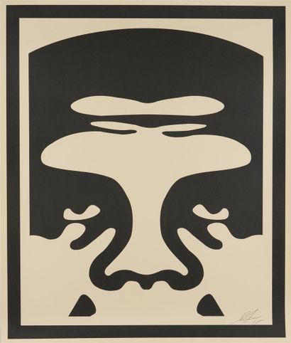 null FAIREY Shepard (1970)
André the Giant.
Trois sérigraphies en NOIR ET BLANC,...