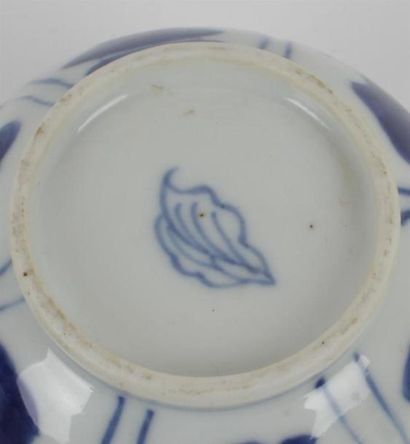 null CHINE
Petite théière couverte en porcelaine à décor en bleu sous couverte de...