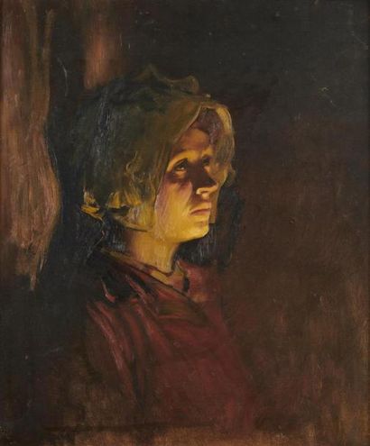 null Joseph BAIL (Limonest 1862 - Paris 1921)
Jeune fille à la bougie
Sur sa toile...