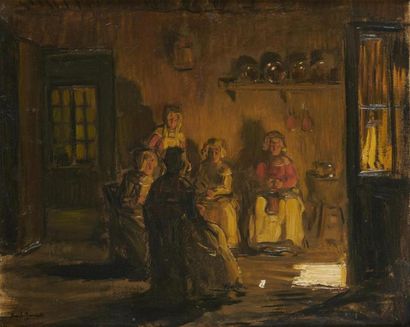 null Joseph BAIL (Limonest 1862 - Paris 1921)
Femmes dans un intérieur
Sur sa toile...