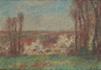 null Georges D'ESPAGNAT (1970-1950)
Paysage
Huile sur toile, monogrammée en bas à...